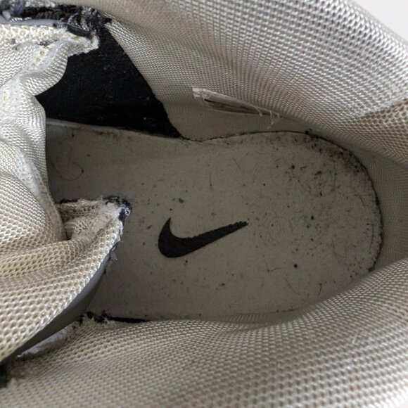 NIKE AIR MAX FULL COURT HIGH TOP BASKETBALL sneakers SIZE 9 or 42.5EU GRAY - Picture 14 of 15